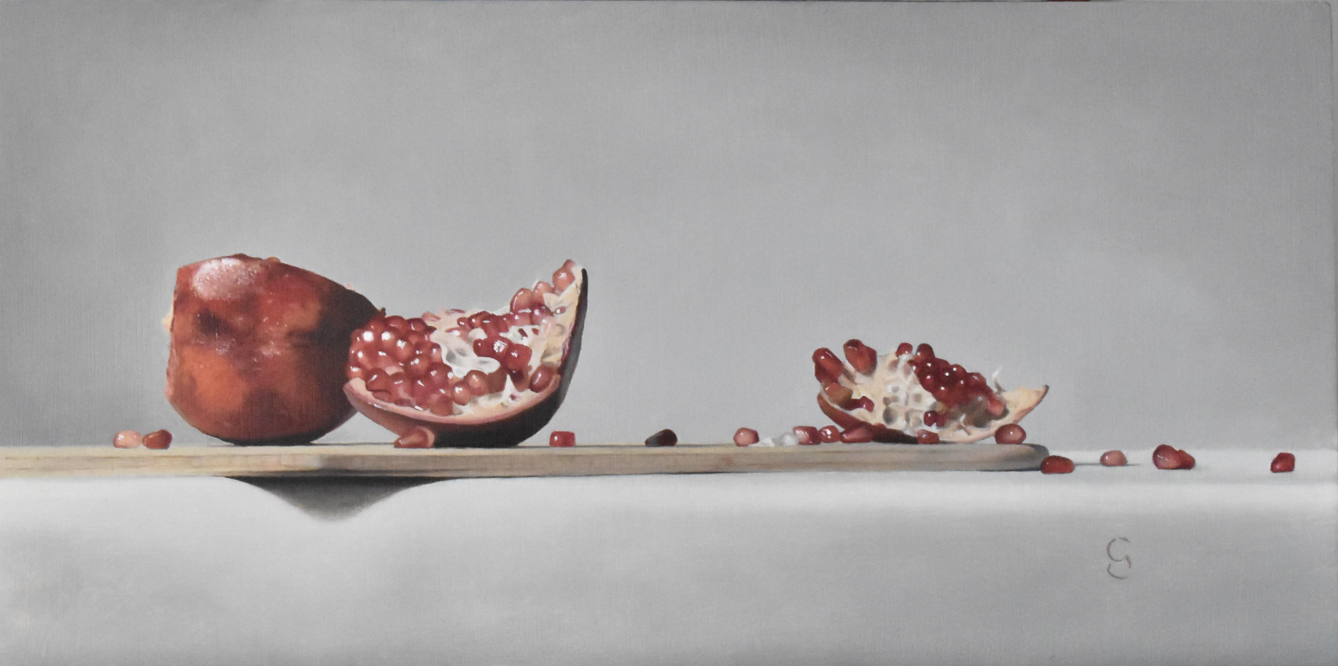 Pomegranate, Oil Painting - Art by Christopher Garvey