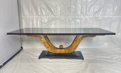 Christopher Guy "Fontaine" Dining Table in Mahogany and Gilt Finish