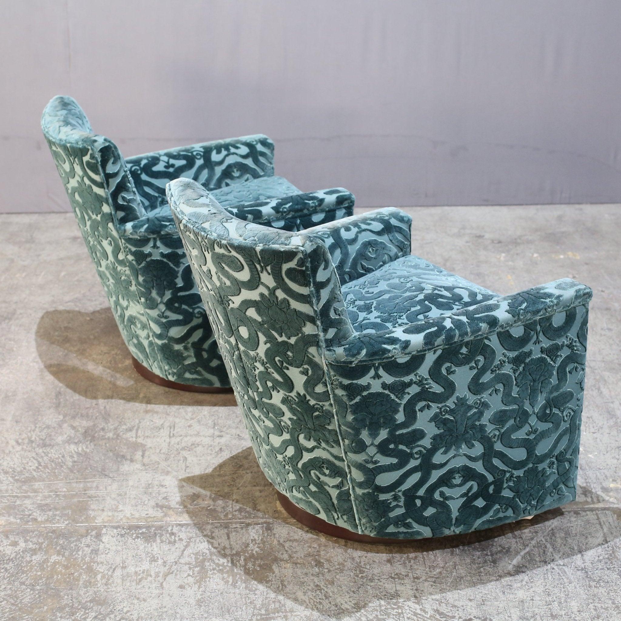 Indonesian Christopher Guy Montecristo Swivel Armchair