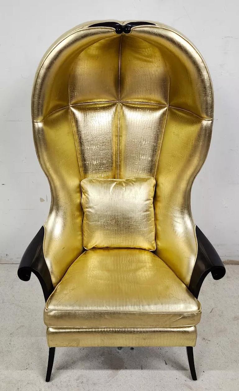 Hollywood Regency Chaise Porters de Christopher Guy Morgins en vente