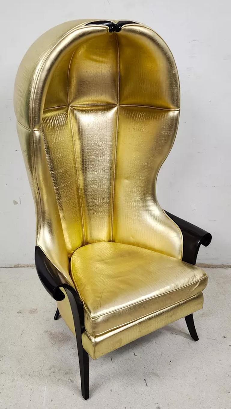 Acajou Chaise Porters de Christopher Guy Morgins en vente