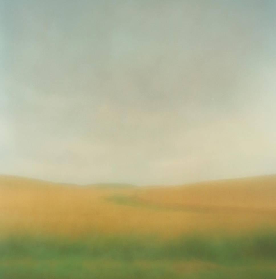 Christopher Harris Color Photograph - Field in Rain, Whitman County