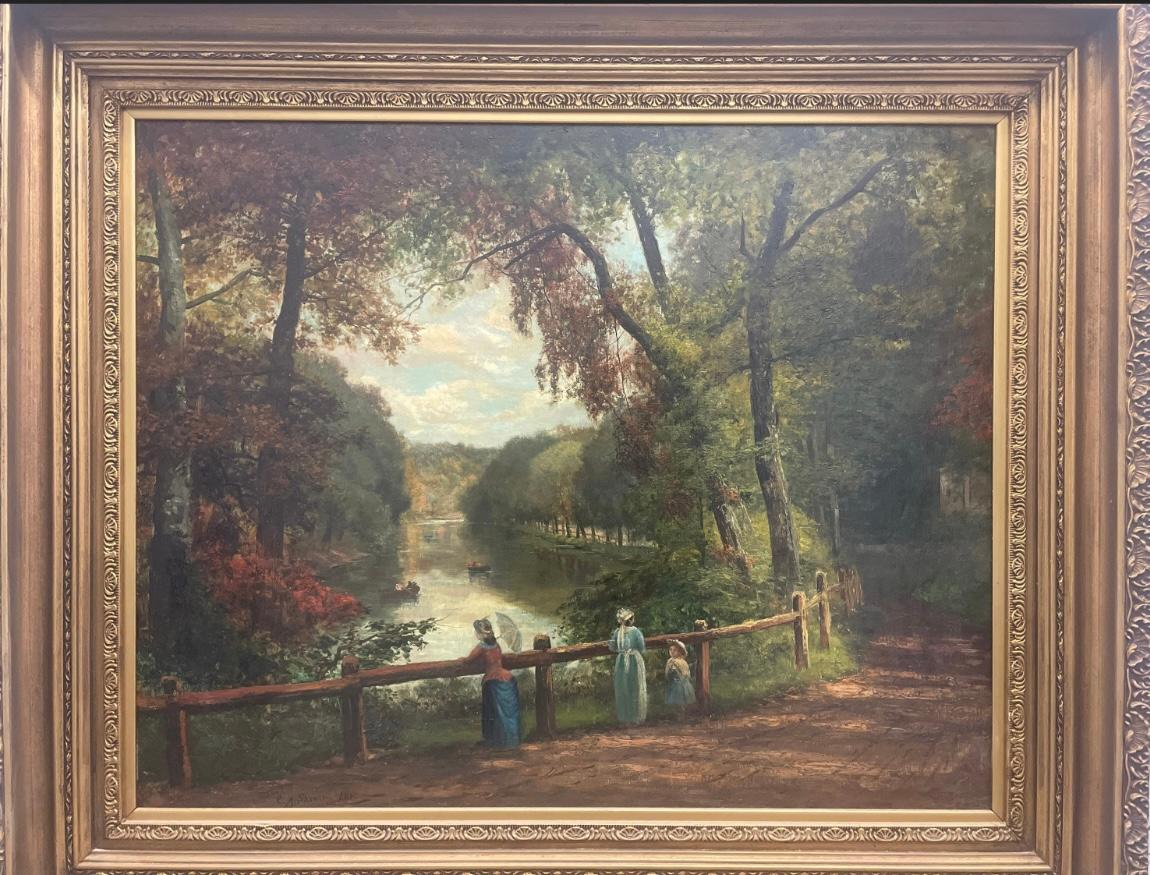 “Untitled” - Painting by Christopher high Shearer