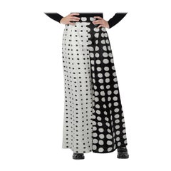 Pantalones de lunares blancos y negros Christopher John Rogers Talla XXS