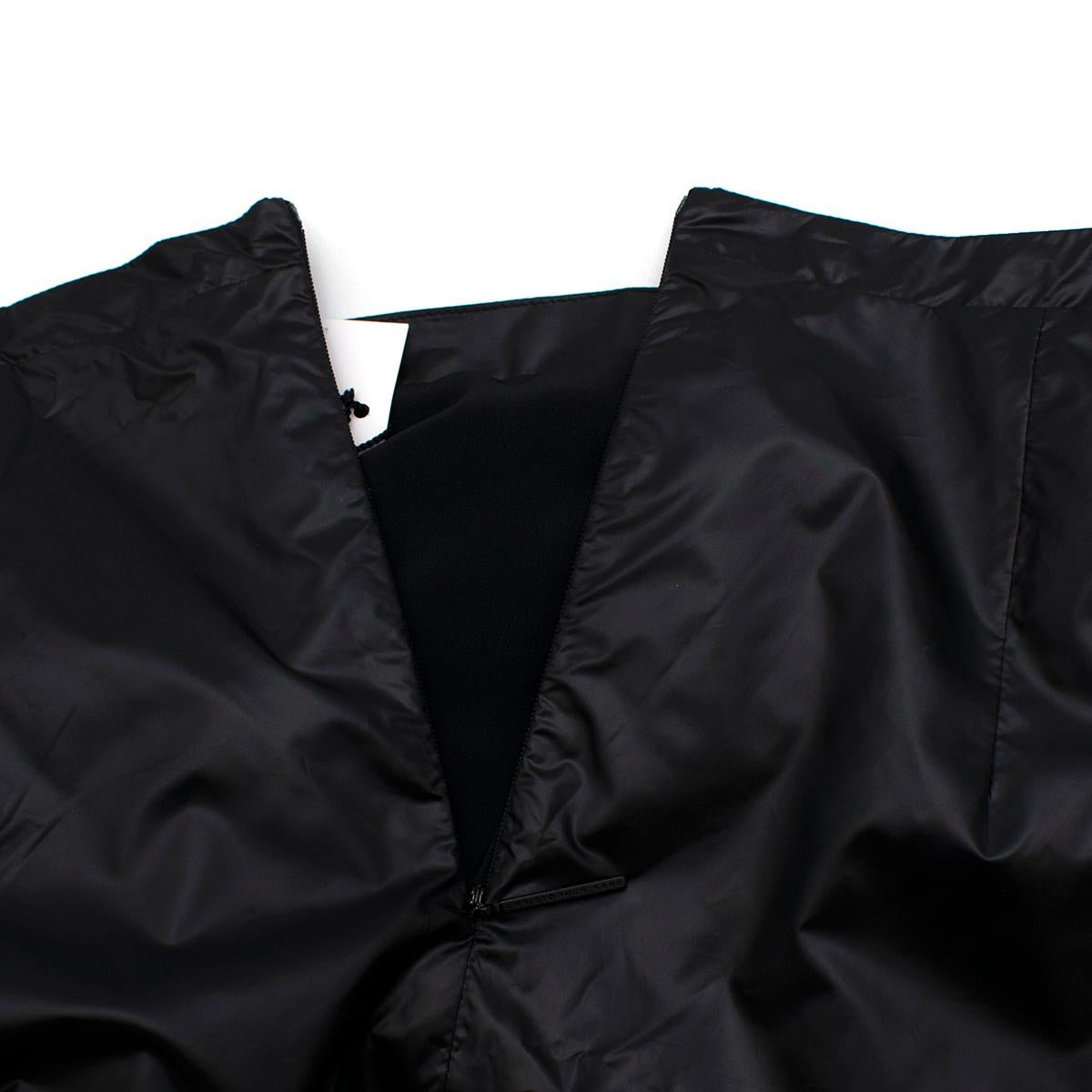 Women's Christopher Kane Black Mink Fur-trim Mini Skirt - Us size 6  For Sale