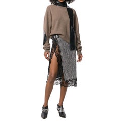 Christopher Kane Crystal Mesh Skirt - Size US 8