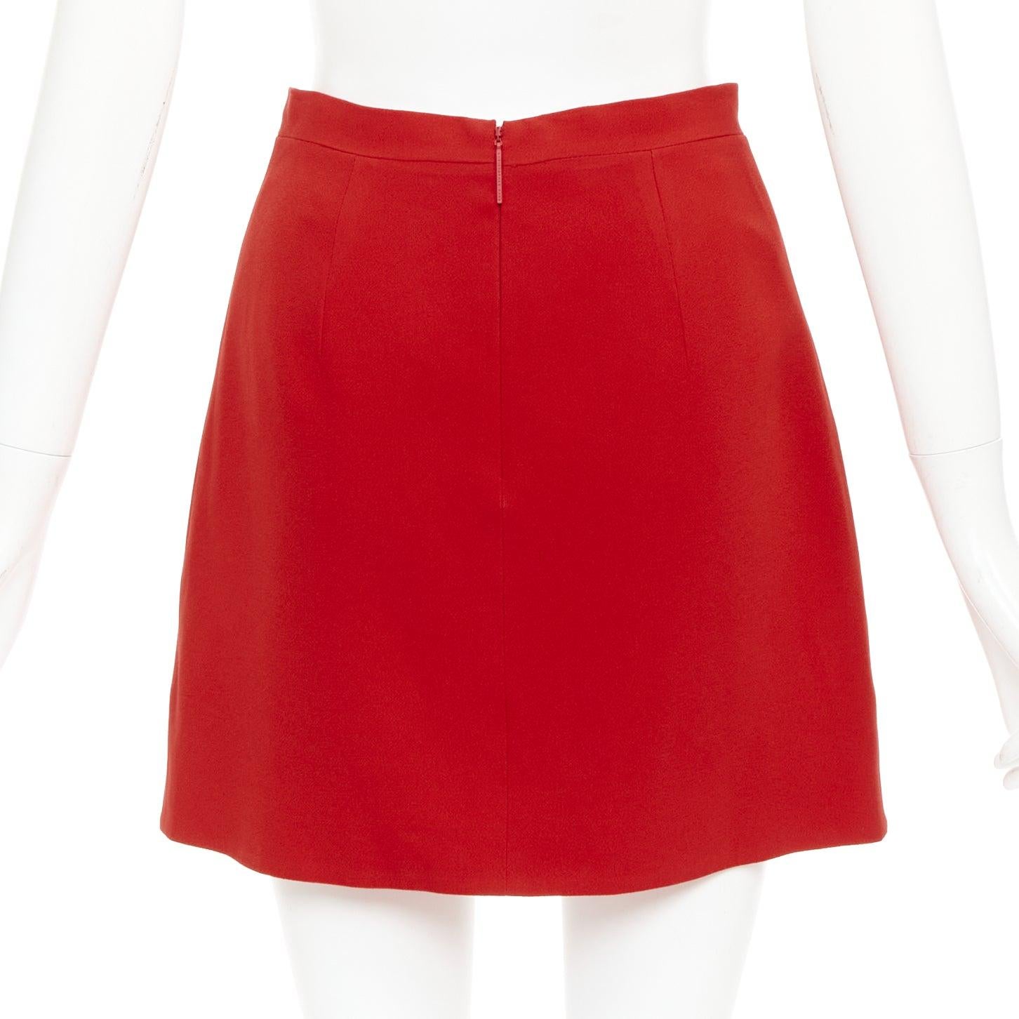 De las mujeres CHRISTOPHER KANE falda de talle alto y corte lateral con bordado de corazón UK8 S en venta