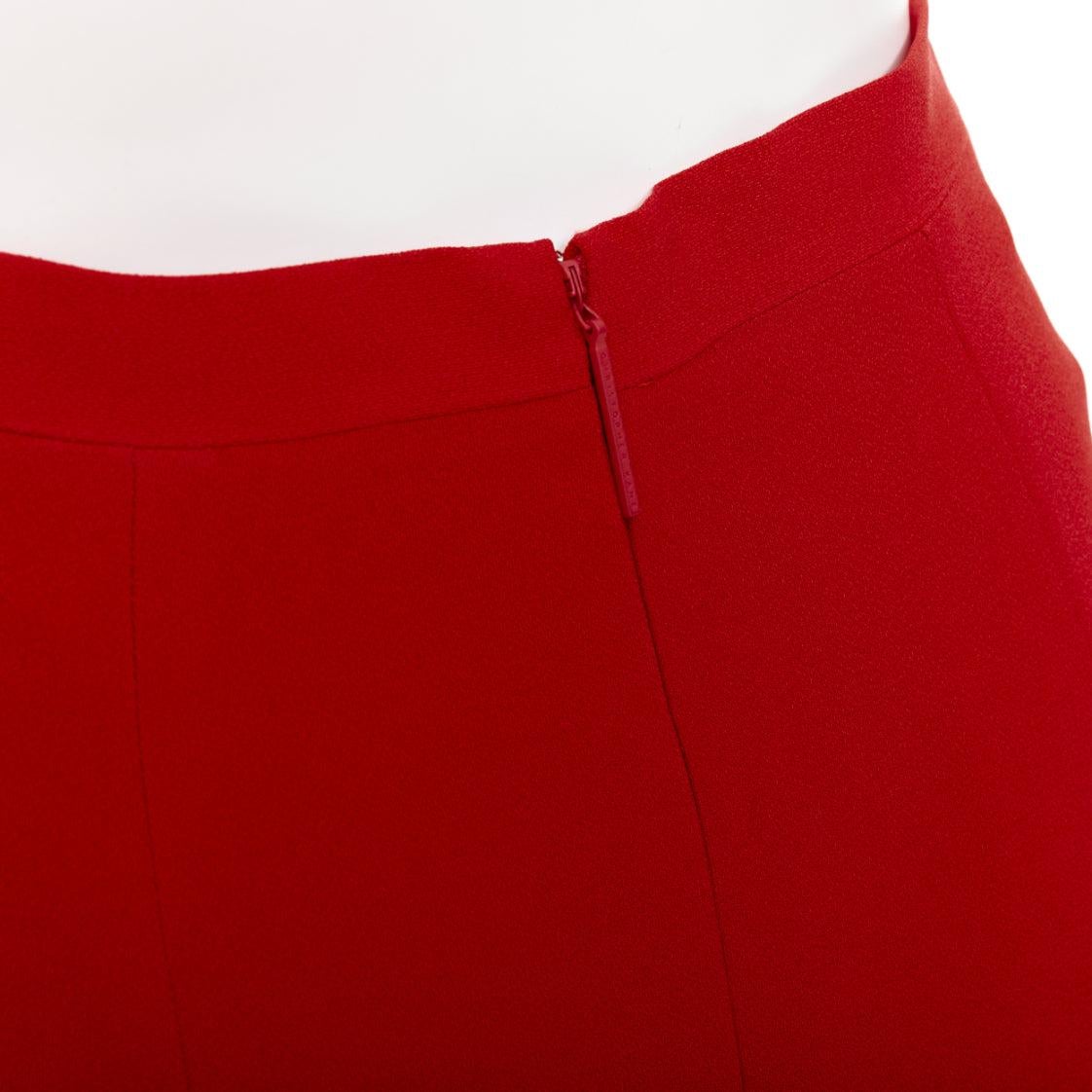 CHRISTOPHER KANE falda de talle alto y corte lateral con bordado de corazón UK8 S en venta 2