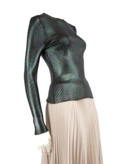 Christopher Kane Iridescent Knit Top Size XS