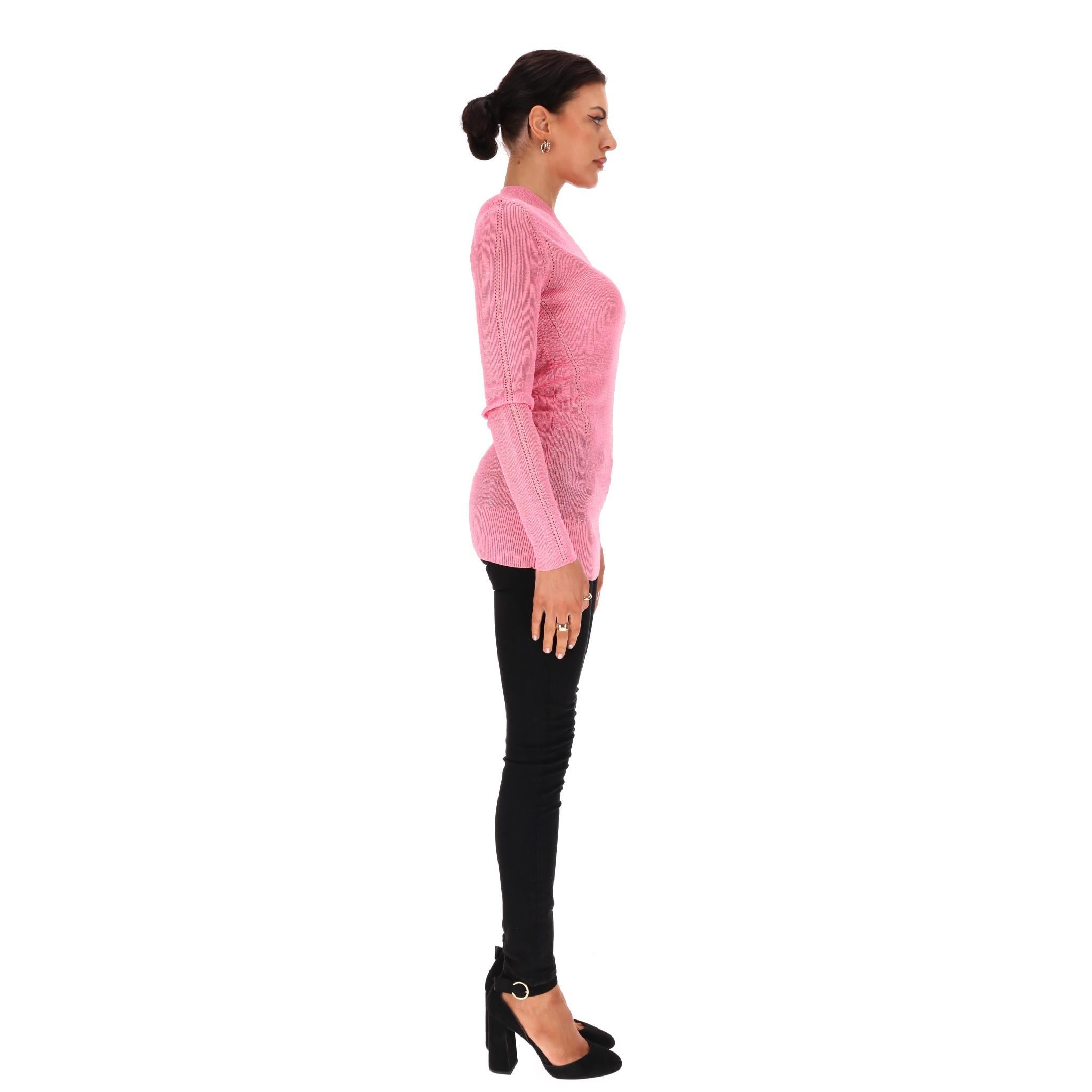 Rose Christopher Kane - Pull ajusté léger en vente