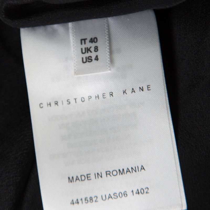 christopher kane lame pleated skirt