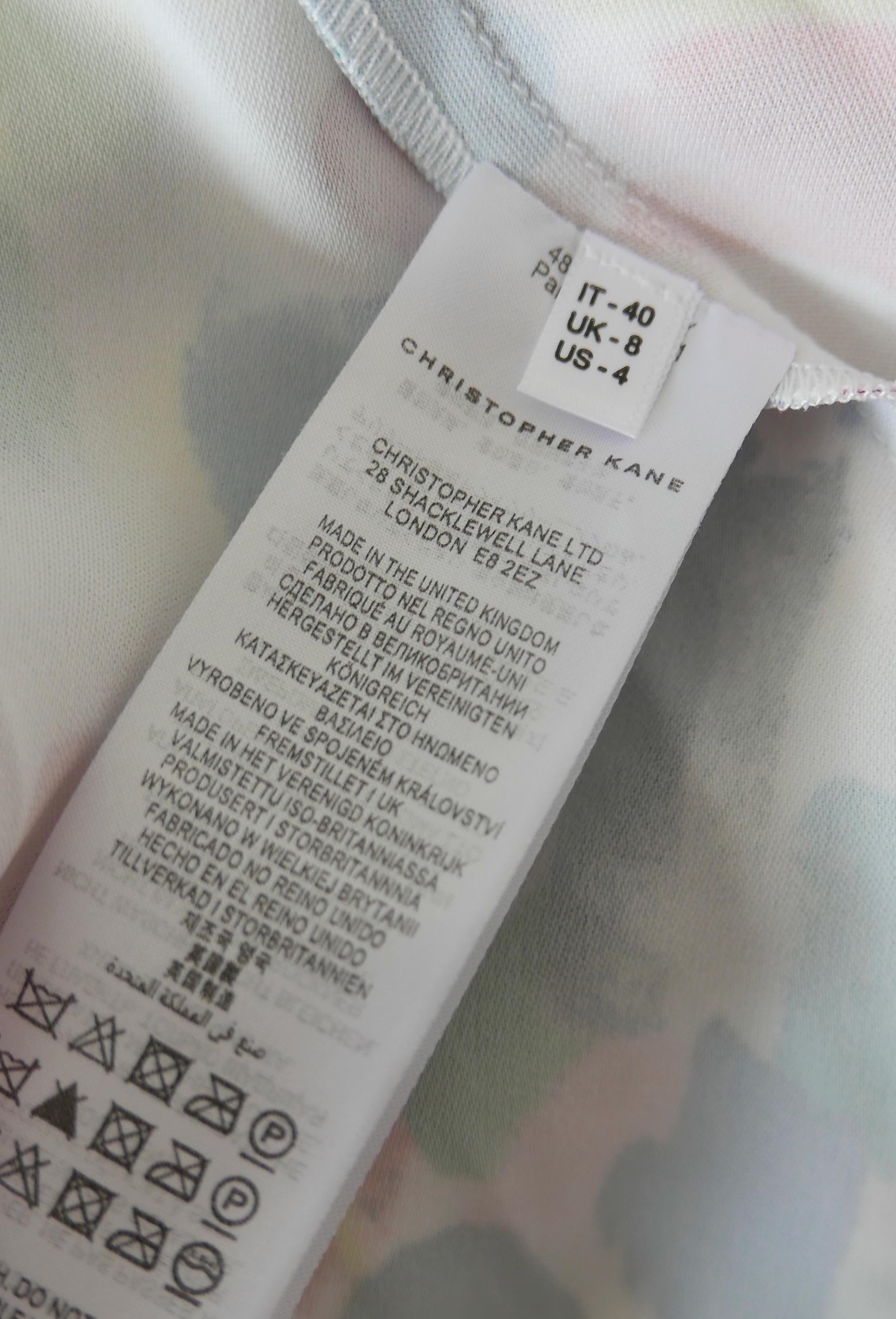 Christopher Kane paint swatch print dress For Sale 2