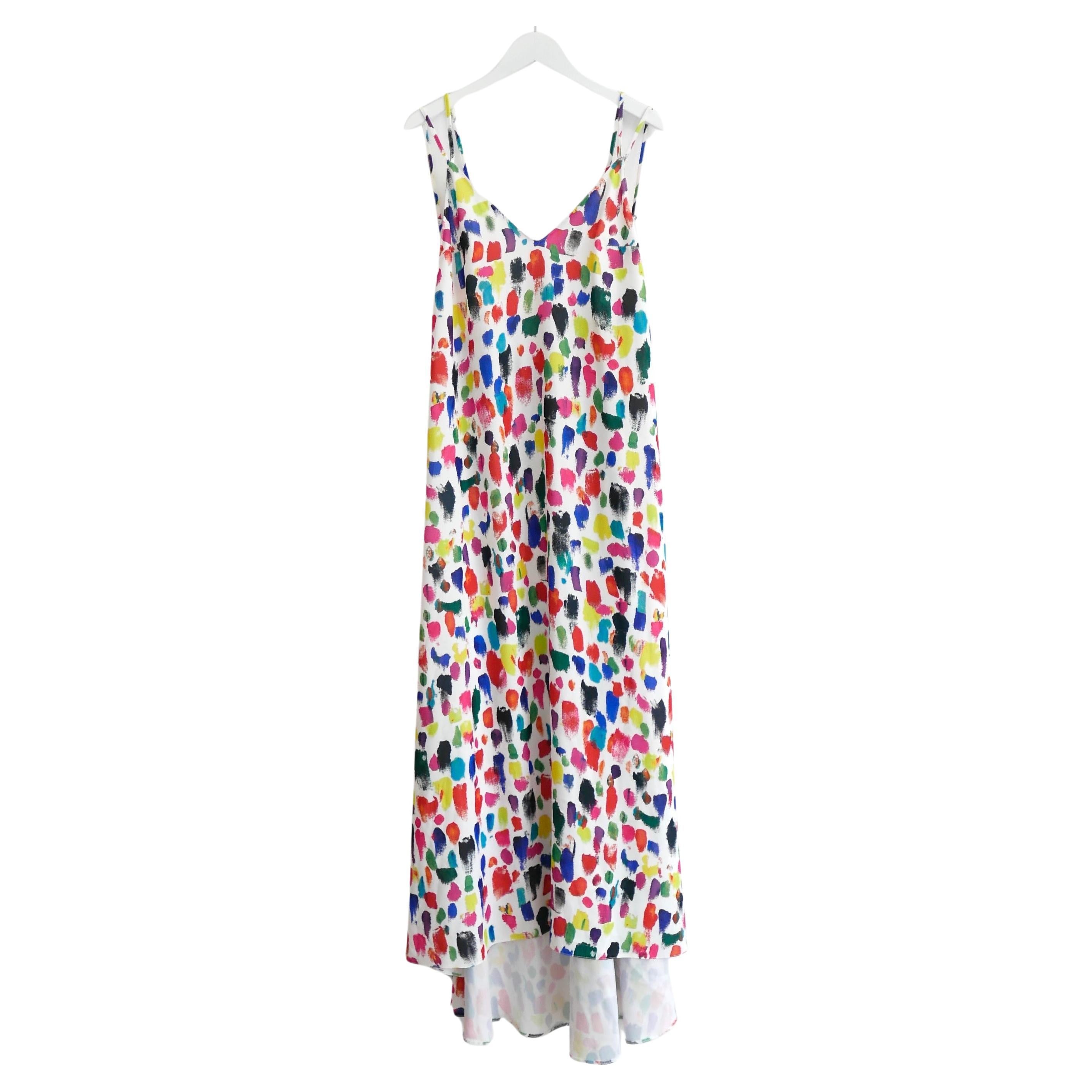 Christopher Kane paint swatch print dress For Sale