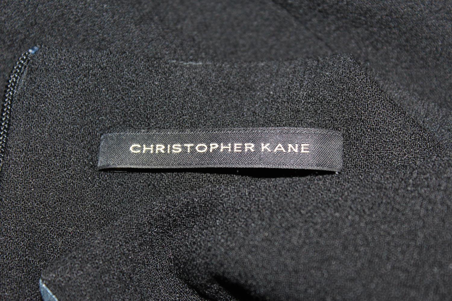 Christopher Kane Regenbogenkleid UK 12 (Schwarz) im Angebot