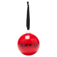 Christopher Kane Red Glass Joy of Sex ‘Special’ Holiday Decor, Ornament, Bauble