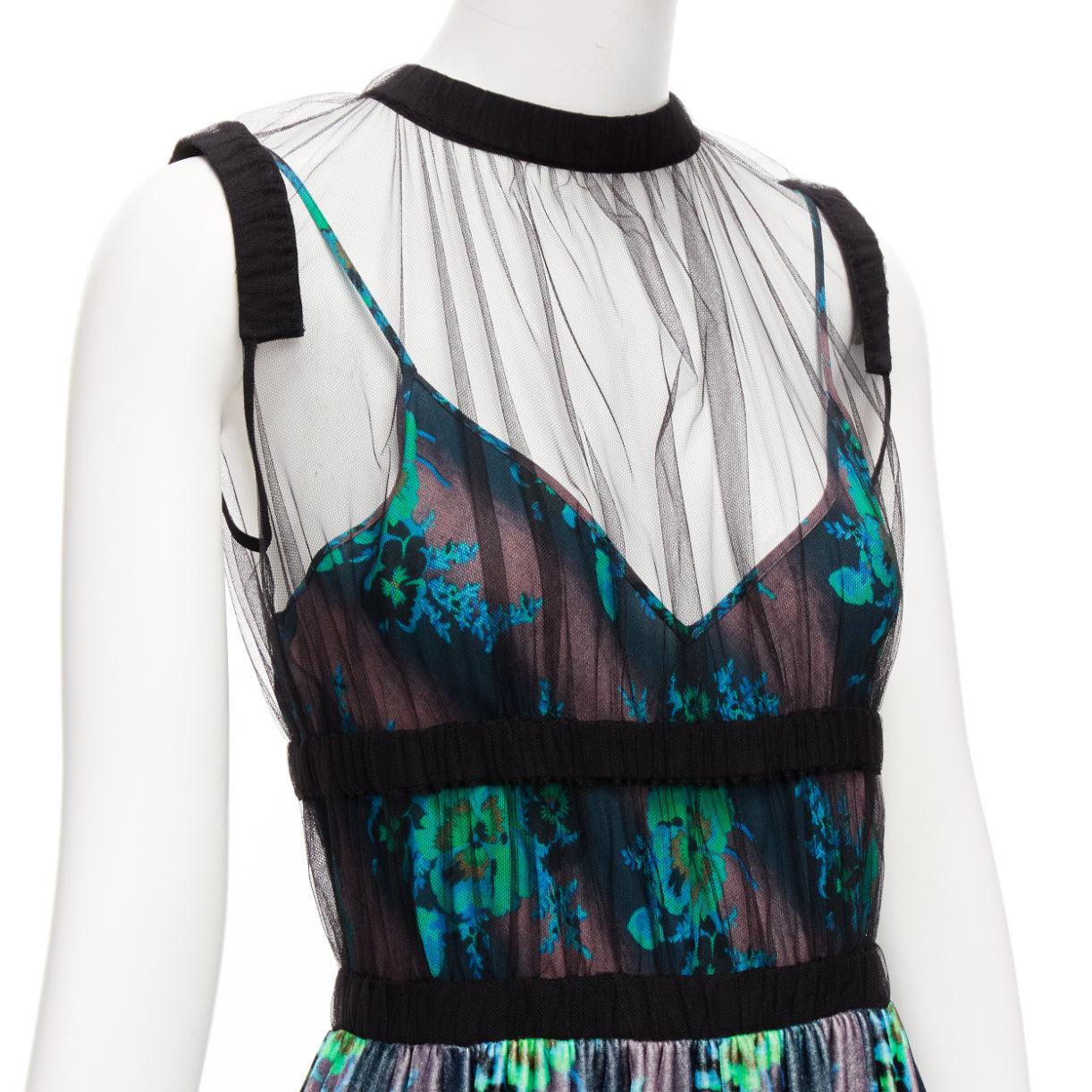 CHRISTOPHER KANE Runway green purple silk blend floral print overlay dress IT40 S
Reference: CNPG/A00064
Brand: Christopher Kane
Collection: 2013 - Runway
As seen on: Sarah Bloomquist
Material: Silk, Blend
Color: Black, Multicolour
Pattern: