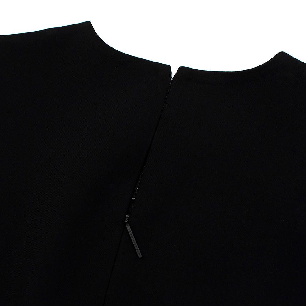 Christopher Kane Silver Embellished Black Shift Dress - Size US 10 For Sale 3