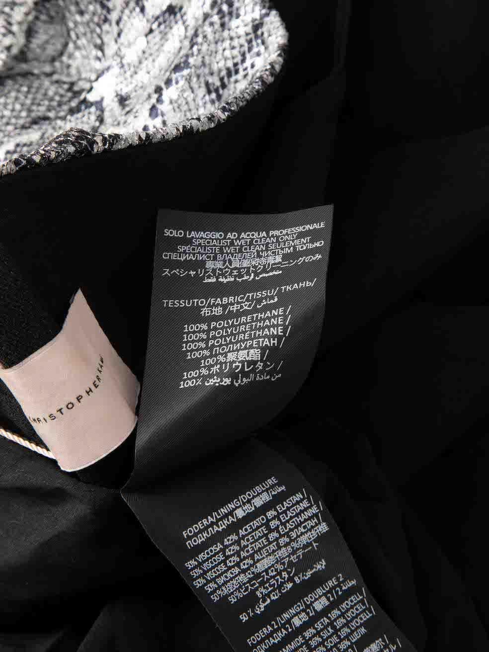 Christopher Kane Silver Snakeskin Sequin Midi Dress Size XL For Sale 1