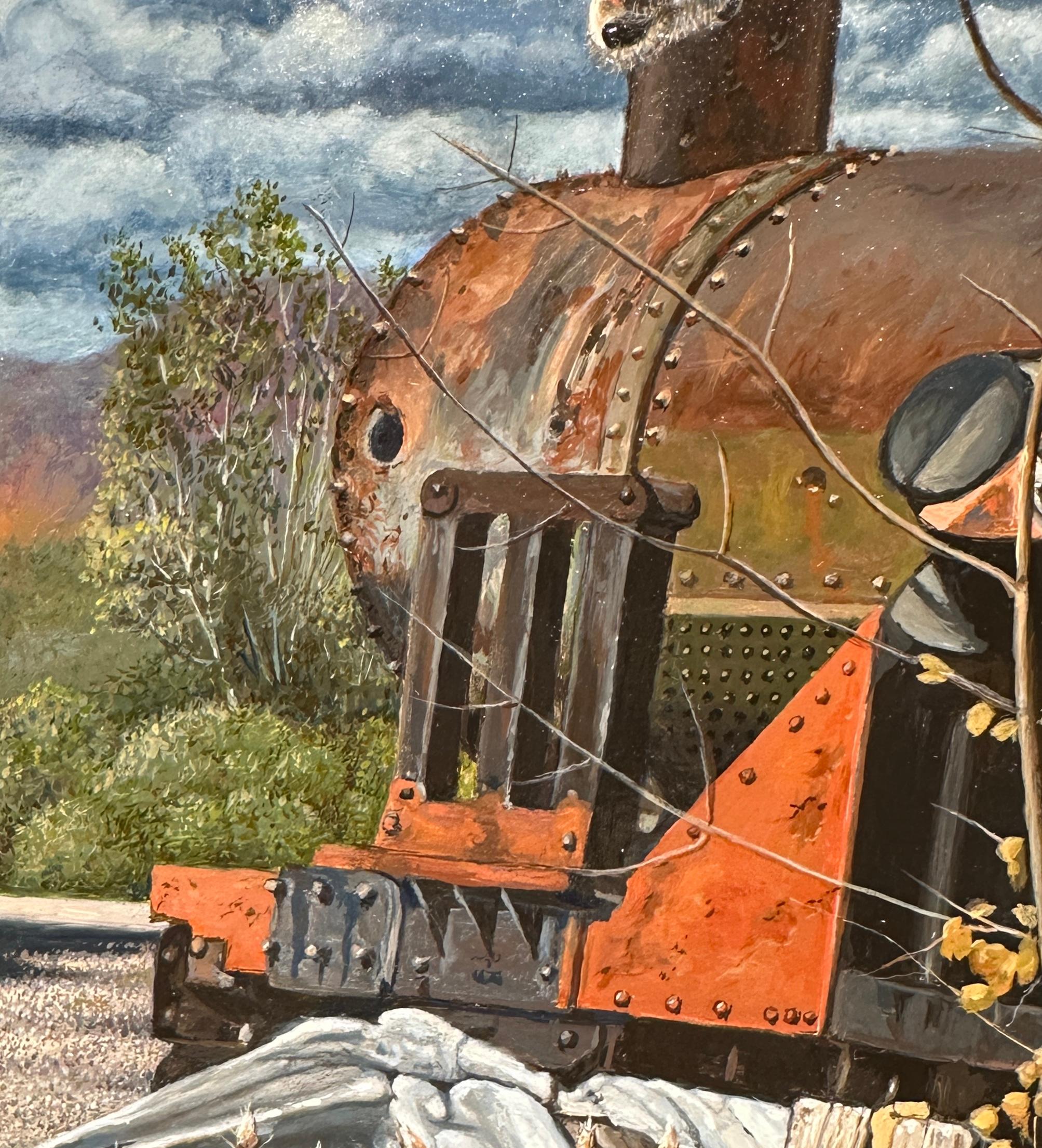 Ruggine degli Appalachi - Scena rurale surreale, pittura a olio originale iperrealistica 1