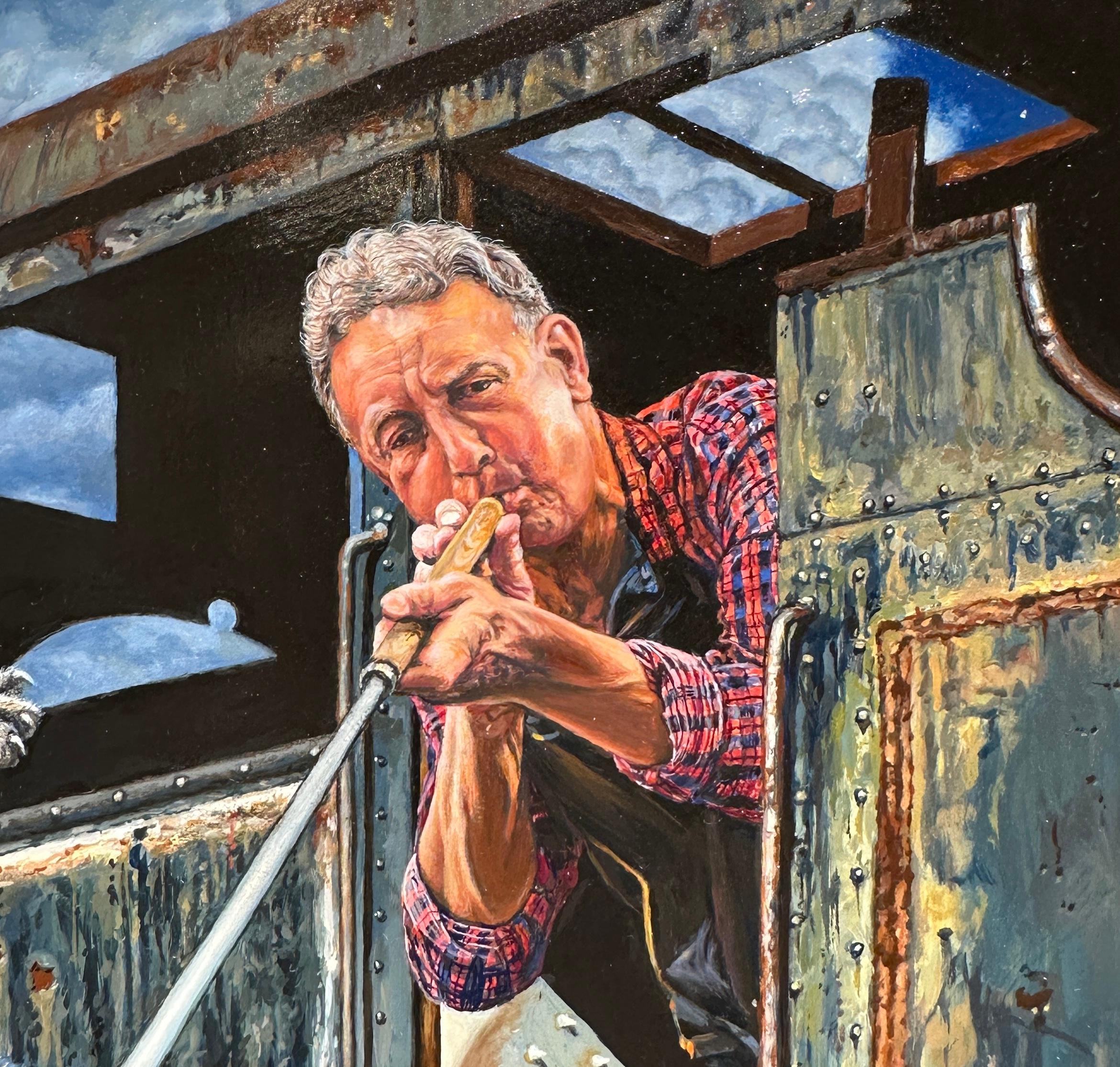 Ruggine degli Appalachi - Scena rurale surreale, pittura a olio originale iperrealistica 3