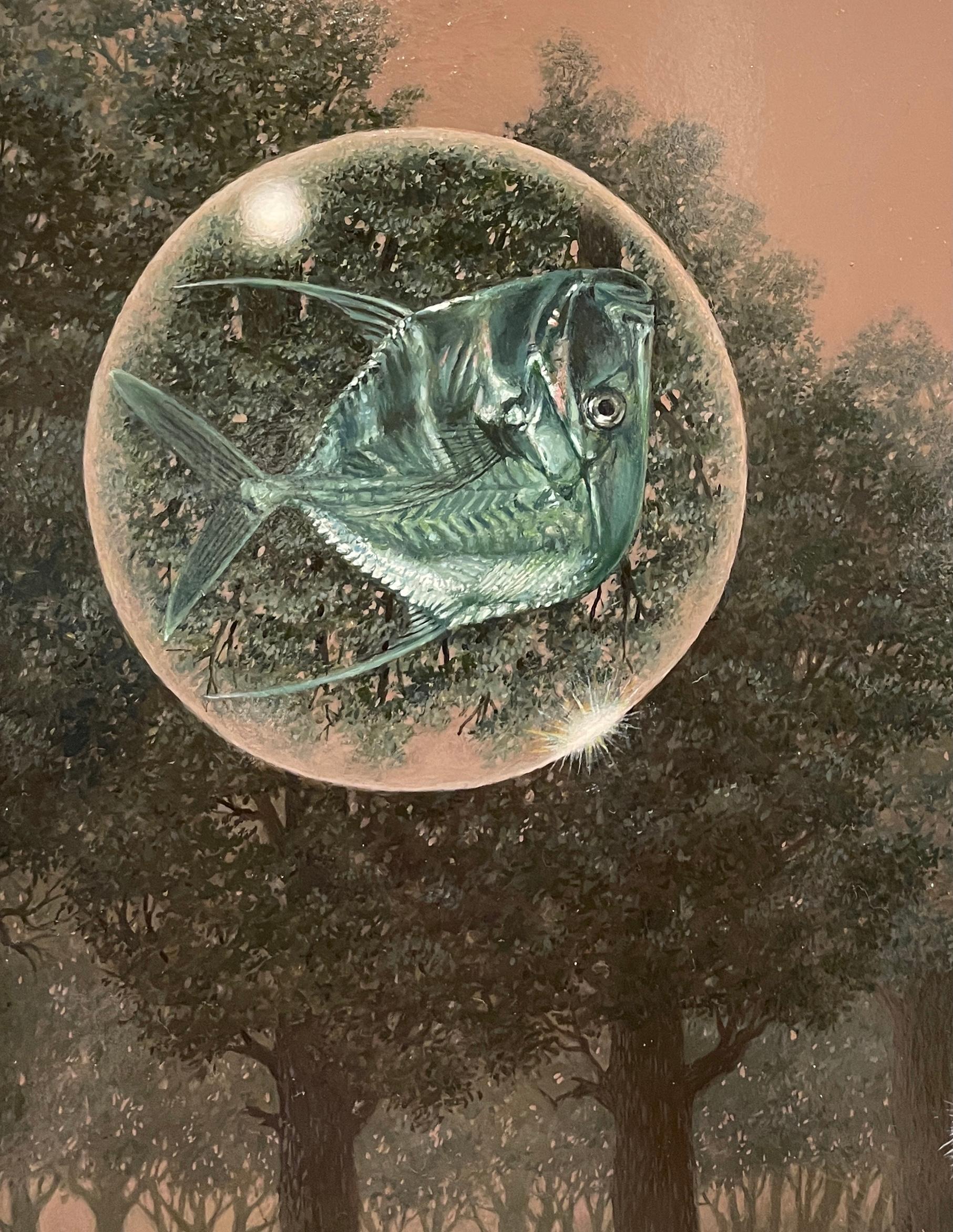 Salvator Mundi - Contemporary Surrealist Painting 3