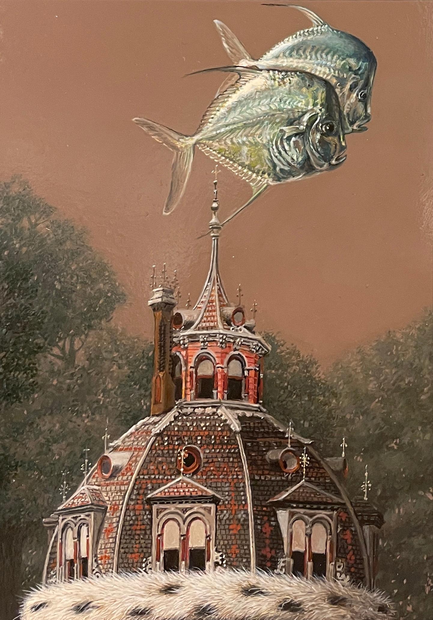 Salvator Mundi - Contemporary Surrealist Painting 4