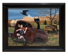 El sonido del cambio de estación - Escena rural surrealista, hiperrealista