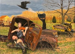 The Sound of the Changing Season - Surreal Rural Scene, Hyper-realistic