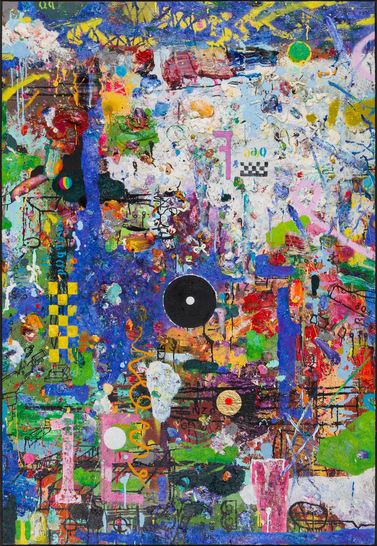 Christopher Knights Abstract Painting - Coney Island