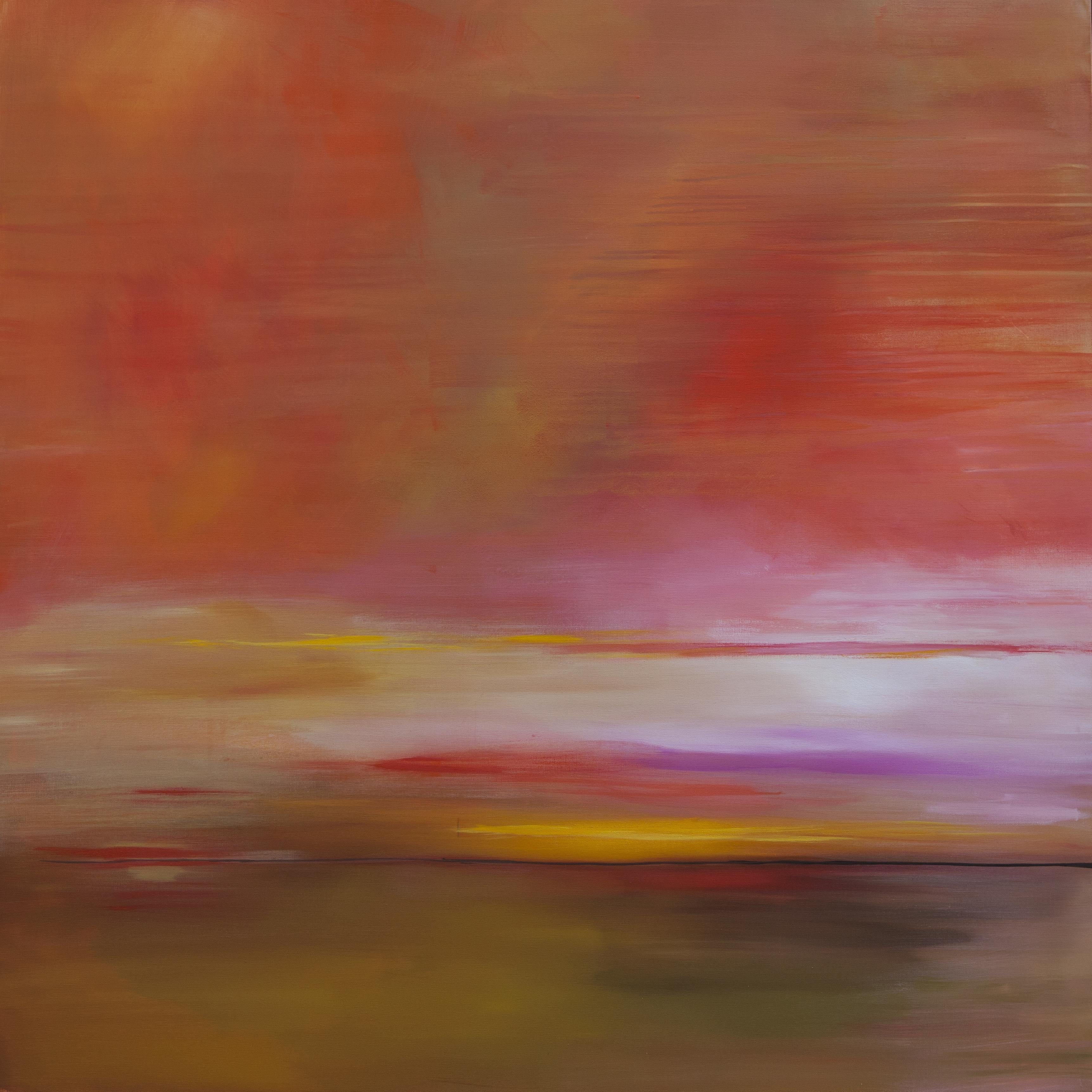 Christopher Limbrick Abstract Painting - Autumn, Painting, Acrylic on Canvas