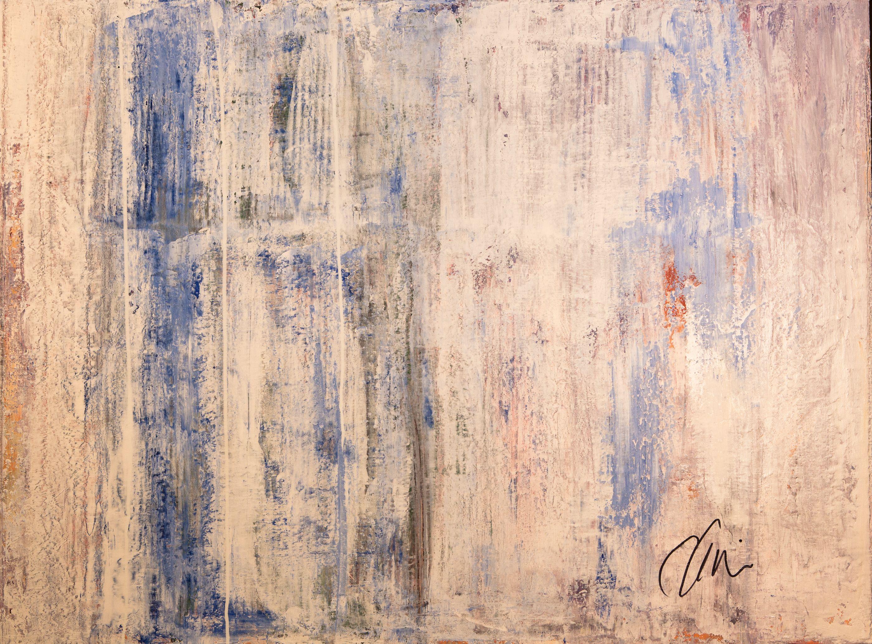 Abstract Painting di Christopher Limbrick - Oscurità da lontano, Pittura, Acrilico su tela