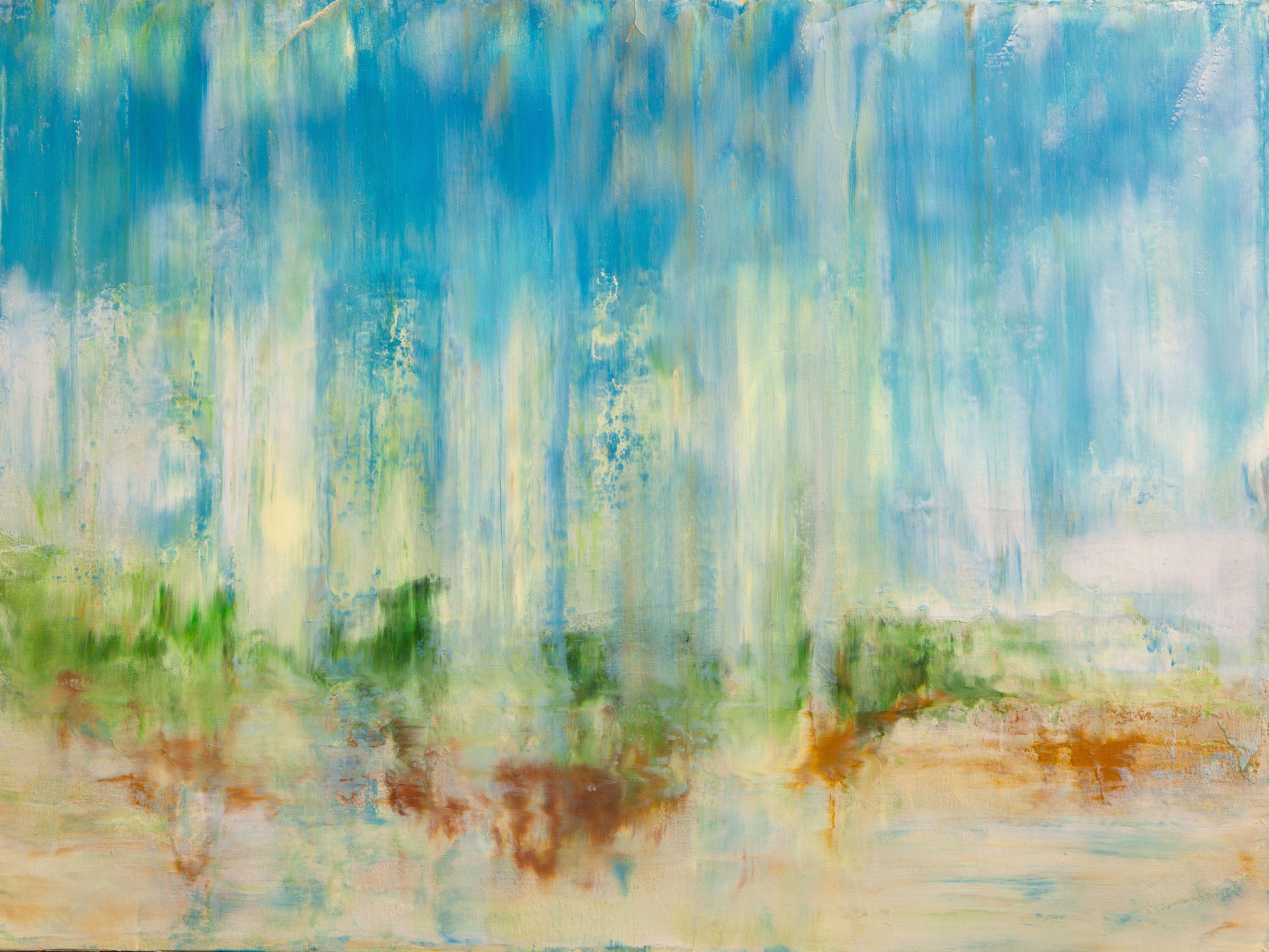 Abstract Painting di Christopher Limbrick - Quando piove, Pittura, Acrilico su tela