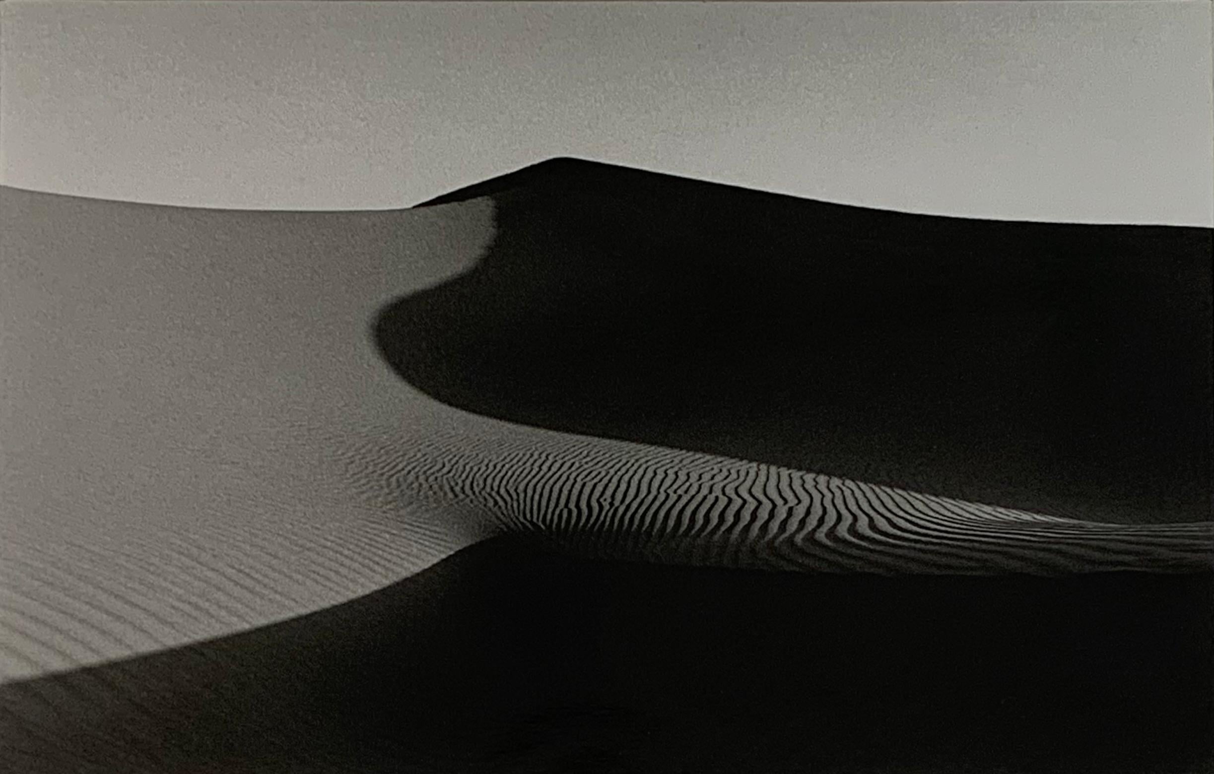 Ephemeral #1, Sand Dunes landscape, Silver Gelatin Print, Custom framed