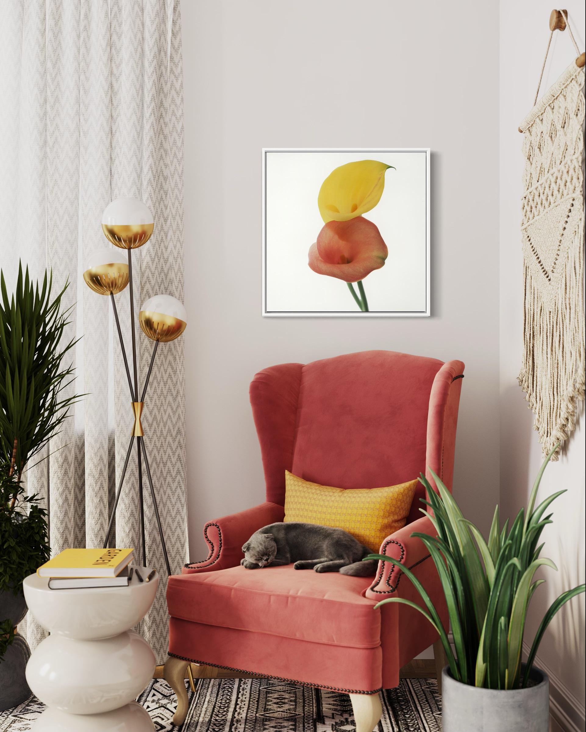 Calla Lilies, fleurs de poupée, imprimé pigmentaire, grand format en vente 3