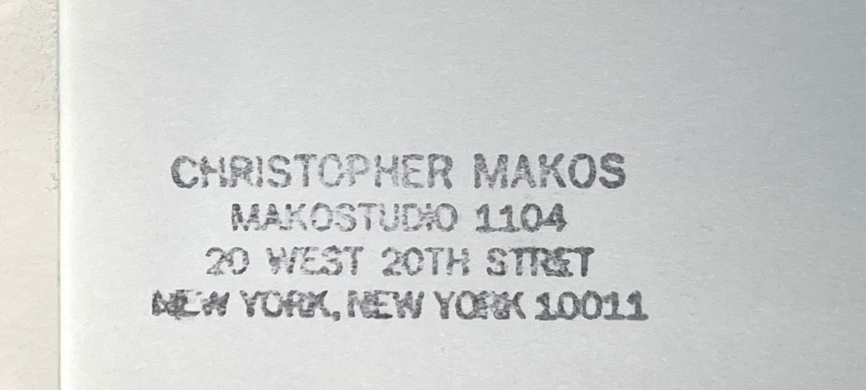 Portrait of Andy Warhol, hand signed by BOTH Andy Warhol and Christopher Makos For Sale 3