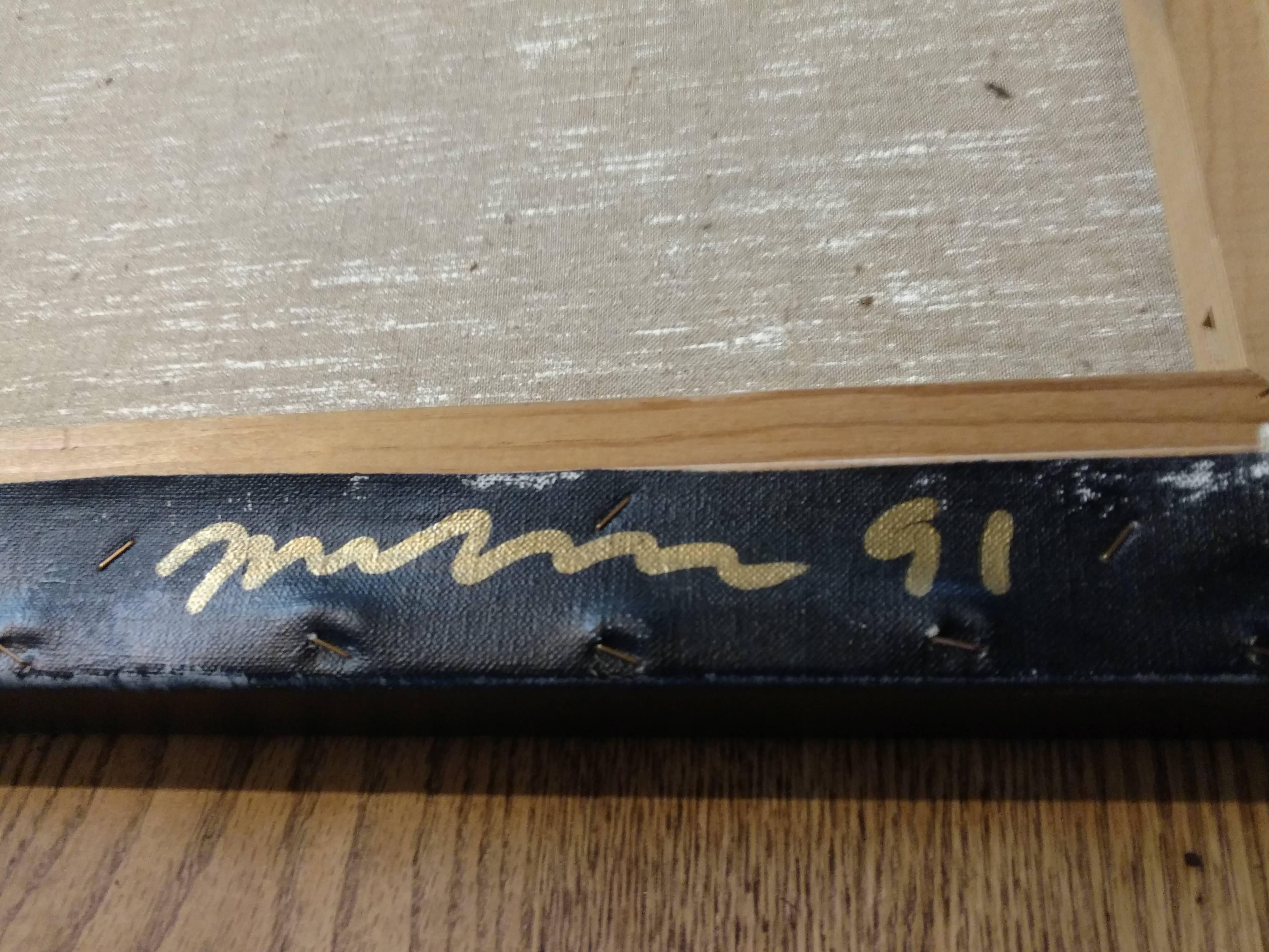 Chris Makos Original Gold Silkscreen Painting of Salvador Dali Pop Art For Sale 1