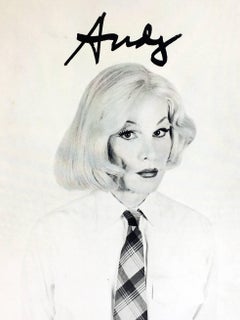 Andy Warhol In Drag (Vintage Warhol announcement) 