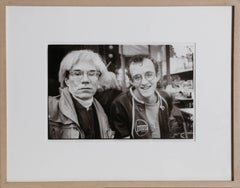 Andy Warhol and Keith Haring, Photograph by Christopher Makos