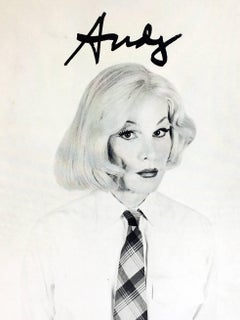 Andy Warhol In Drag (vintage Warhol announcement)
