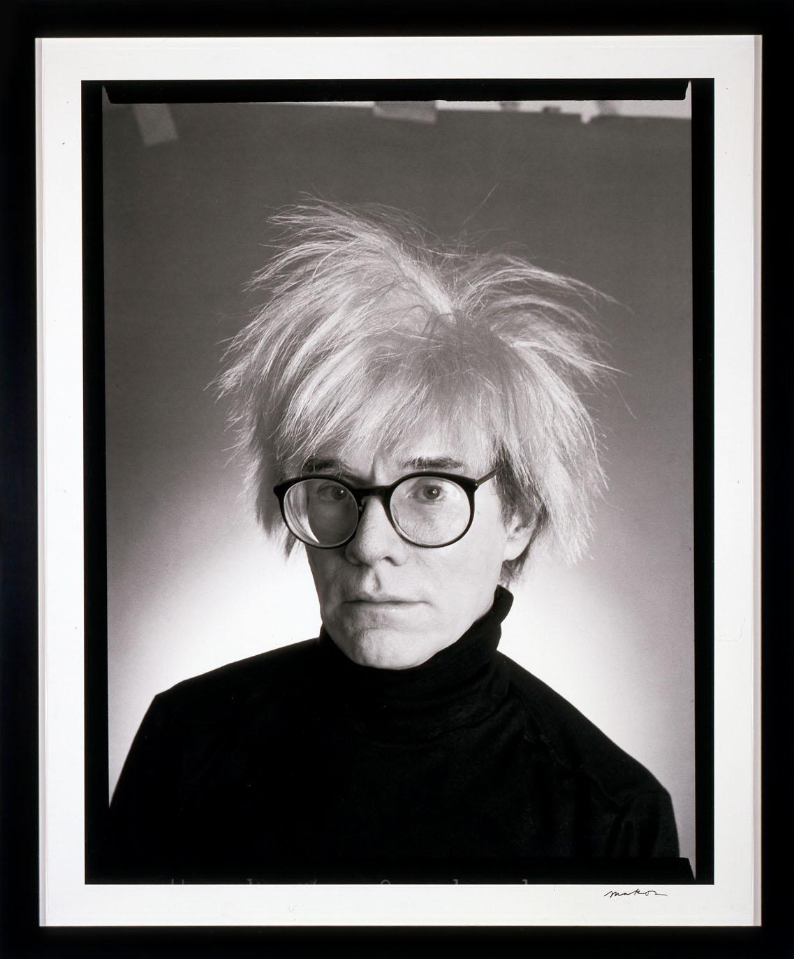 Christopher Makos Portrait Photograph - Andy Warhol, "Gray Dance"