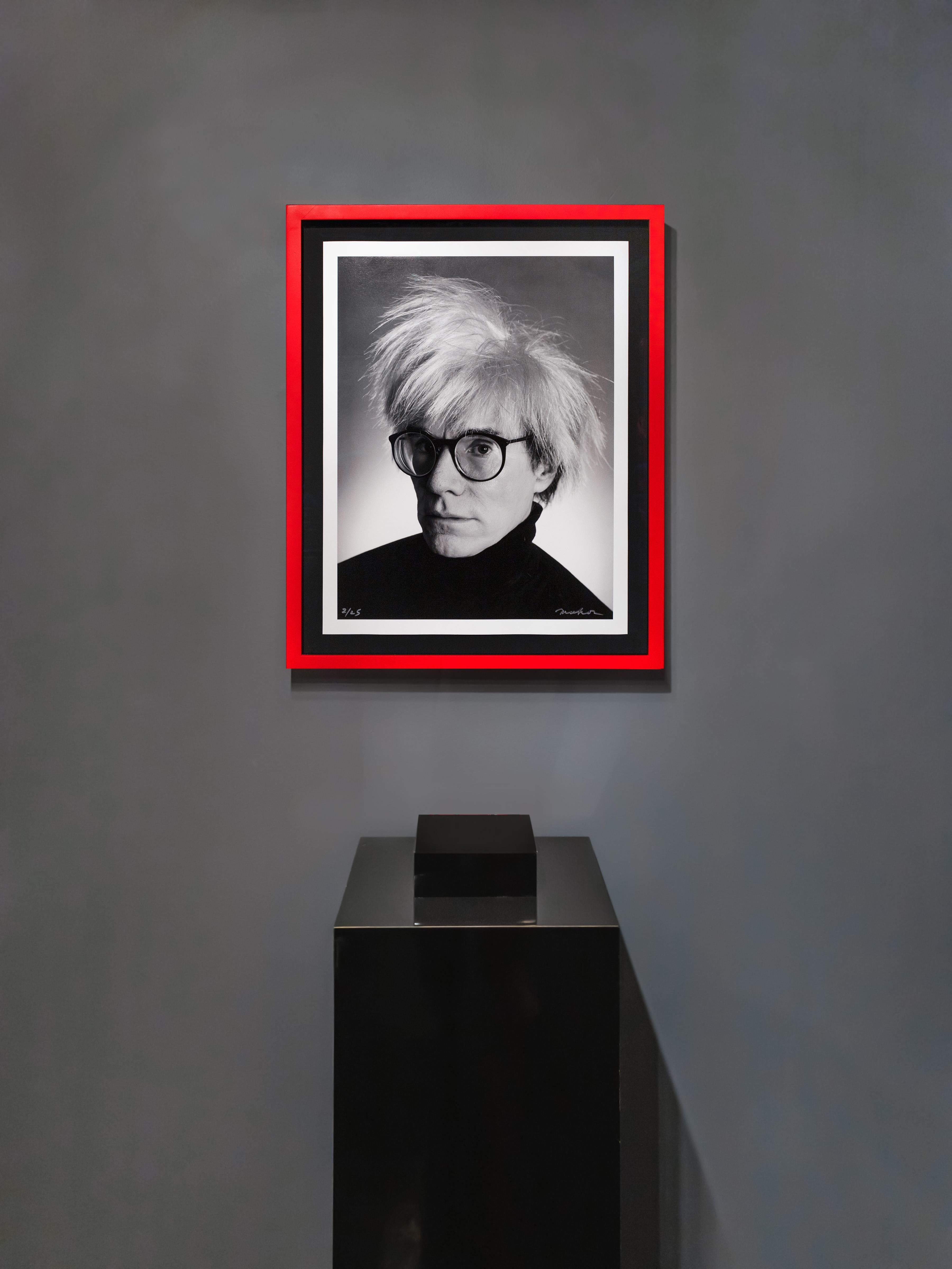 Ritratto d'archivio di Andy Warhol in bianco e nero, 2020 - Photograph di Christopher Makos