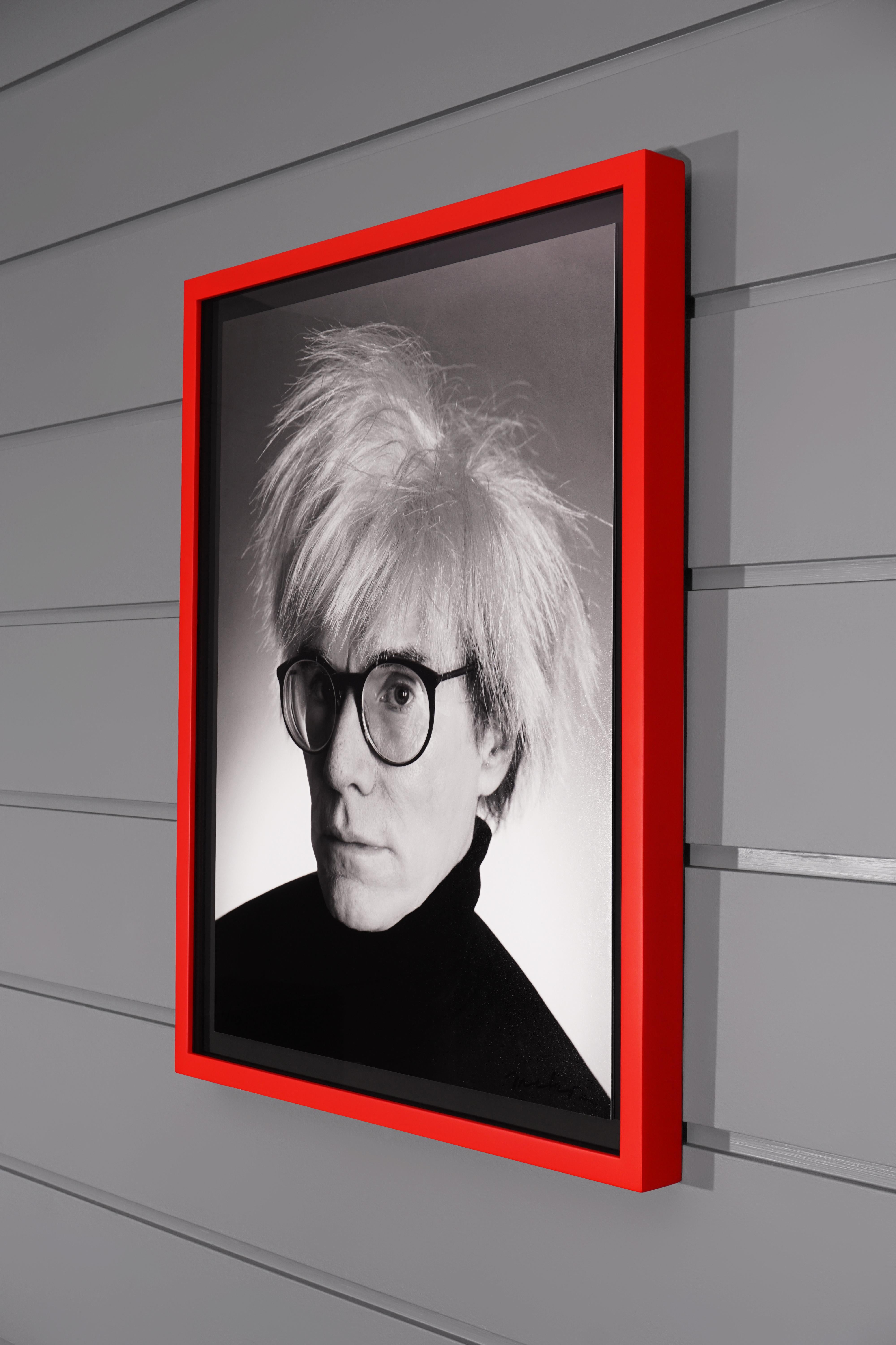 Archival Andy Warhol Black and White Portrait, 2020 For Sale 1