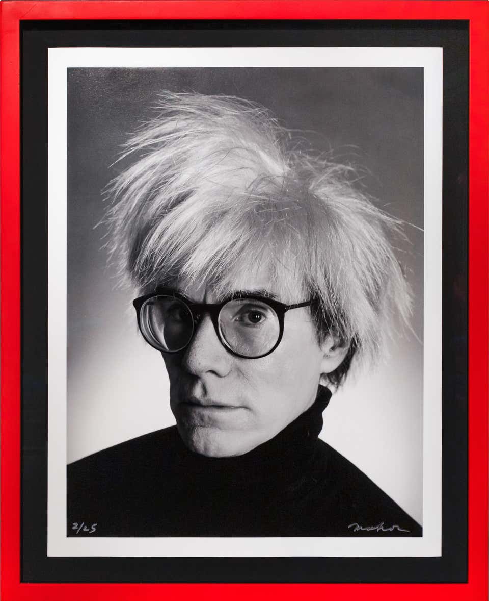 Andrew Unangst Andy Warhol With Red Campbell s Soup Archival Small andrew-unangst-andy-warhol-with-red-campbell-s-soup-archival-small