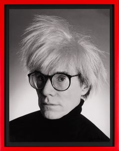 Archival 'Andy Warhol Portrait', Black and White, 1982/2020