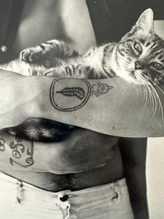 Homme avec chat