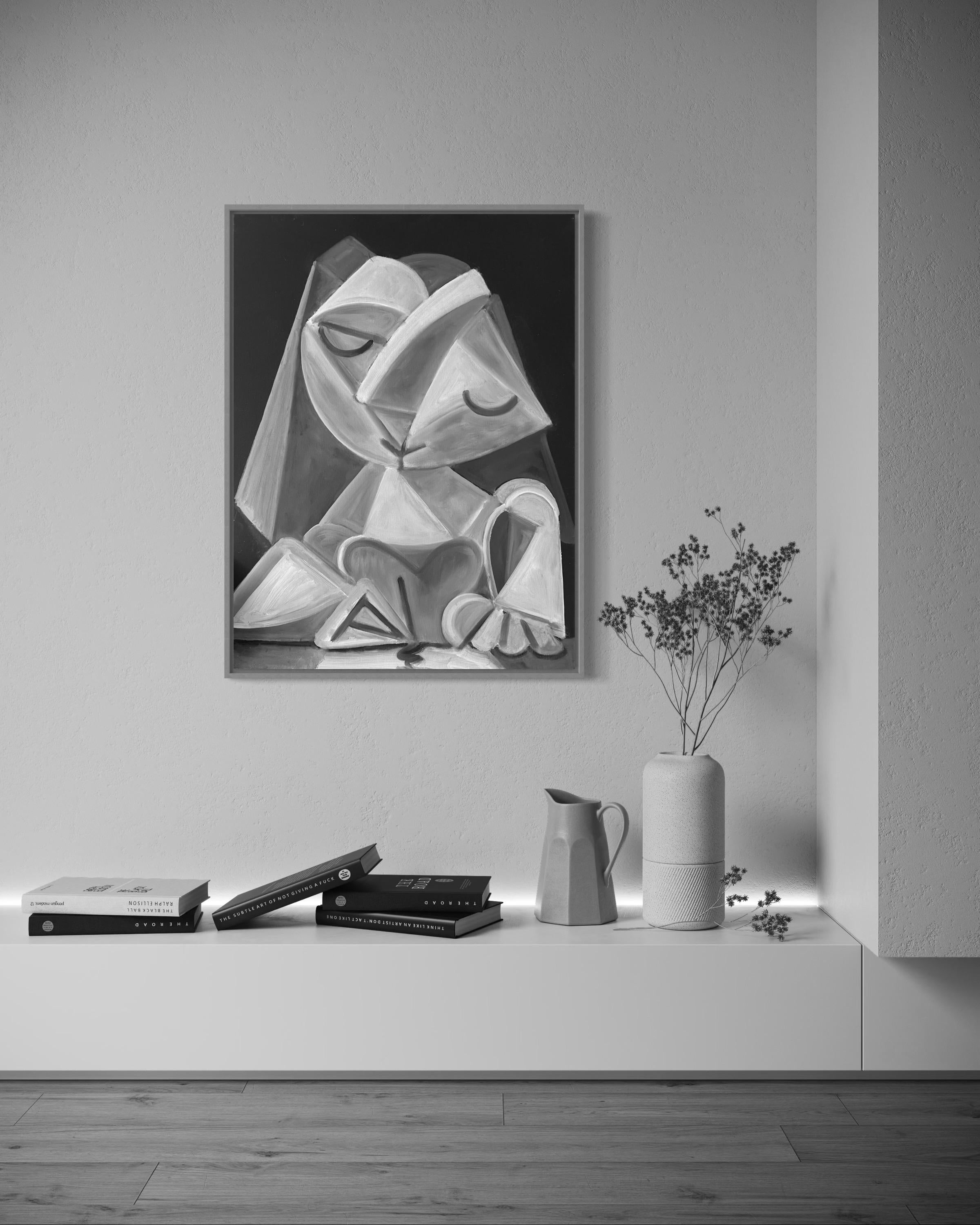 Disegno di donna - Painting Contemporaneo di Christopher Mudgett
