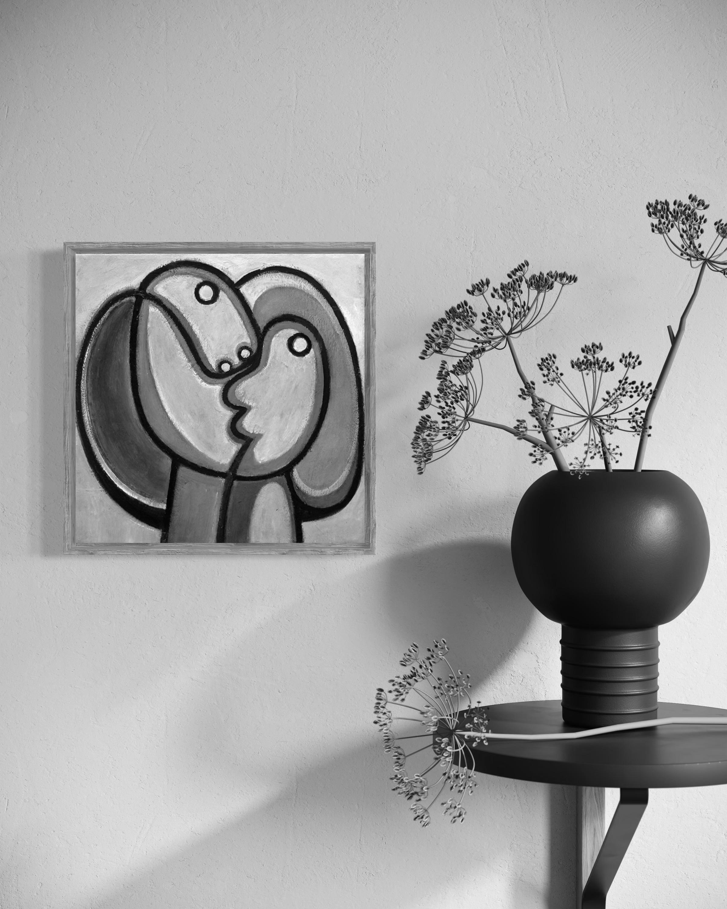 Woman - Contemporary Painting by Christopher Mudgett