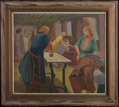 La sala da stiro.