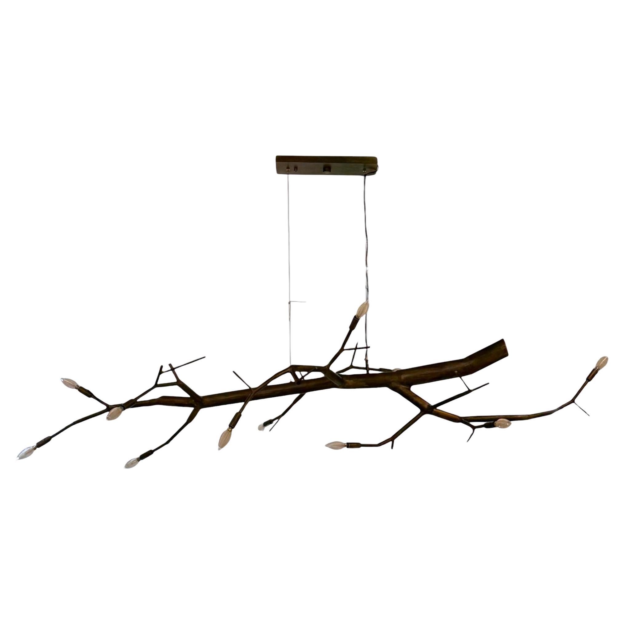 Christopher Poehlmann, contemporain, lustre à branches sculpturales modernes et massives