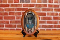 Ritratto surrealista in acrilico "Iris" di Christopher Polentz